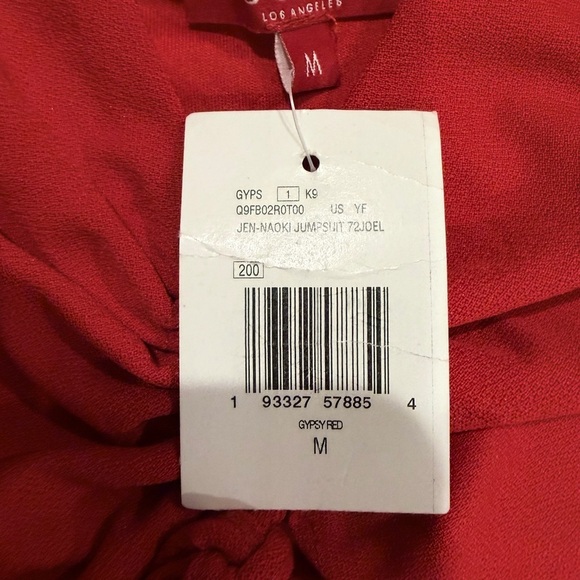 Guess Women's Vibrant Red Wide Leg Jumpsuit - Picture 2 of 7